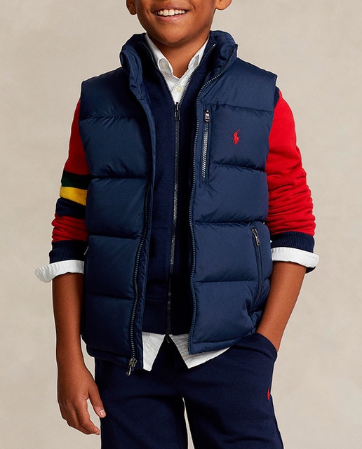 Imagen 0 de Chaleco de niño acolchado en azul marino