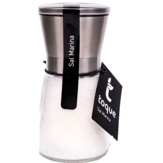 Sal Marinho em Moinho de Inox frasco 180 g - Toque Especial