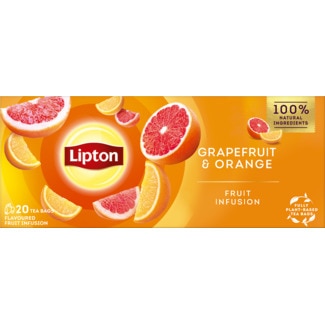 Infusão de Toranja e Laranja embalagem 20 saquetas - Lipton