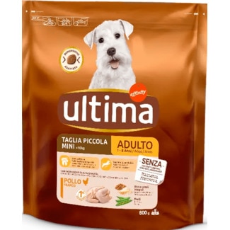 Alimento Seco para Cão Mini sabor Frango embalagem 800 g - Ultima