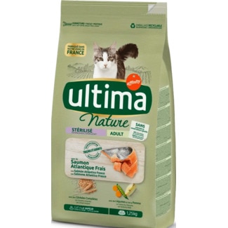 Nature Alimento Seco para Gato Esterilizado sabor Salmão embalagem 1,3 kg - Ultima