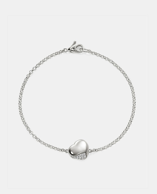 Imagen 0 de Pulsera Pebble de plata y diamantes
