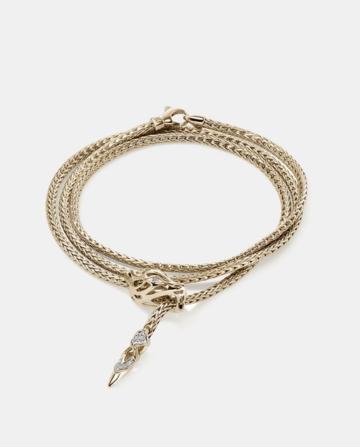 Imagen 0 de Pulsera Naga de oro y diamantes