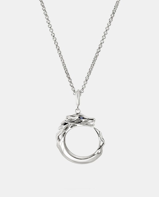 Imagen 0 de Colgante Naga de plata y zafiros
