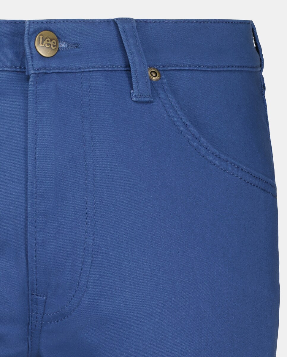 Calças de 5 Bolsos Daren Zip Azul-marinho-5