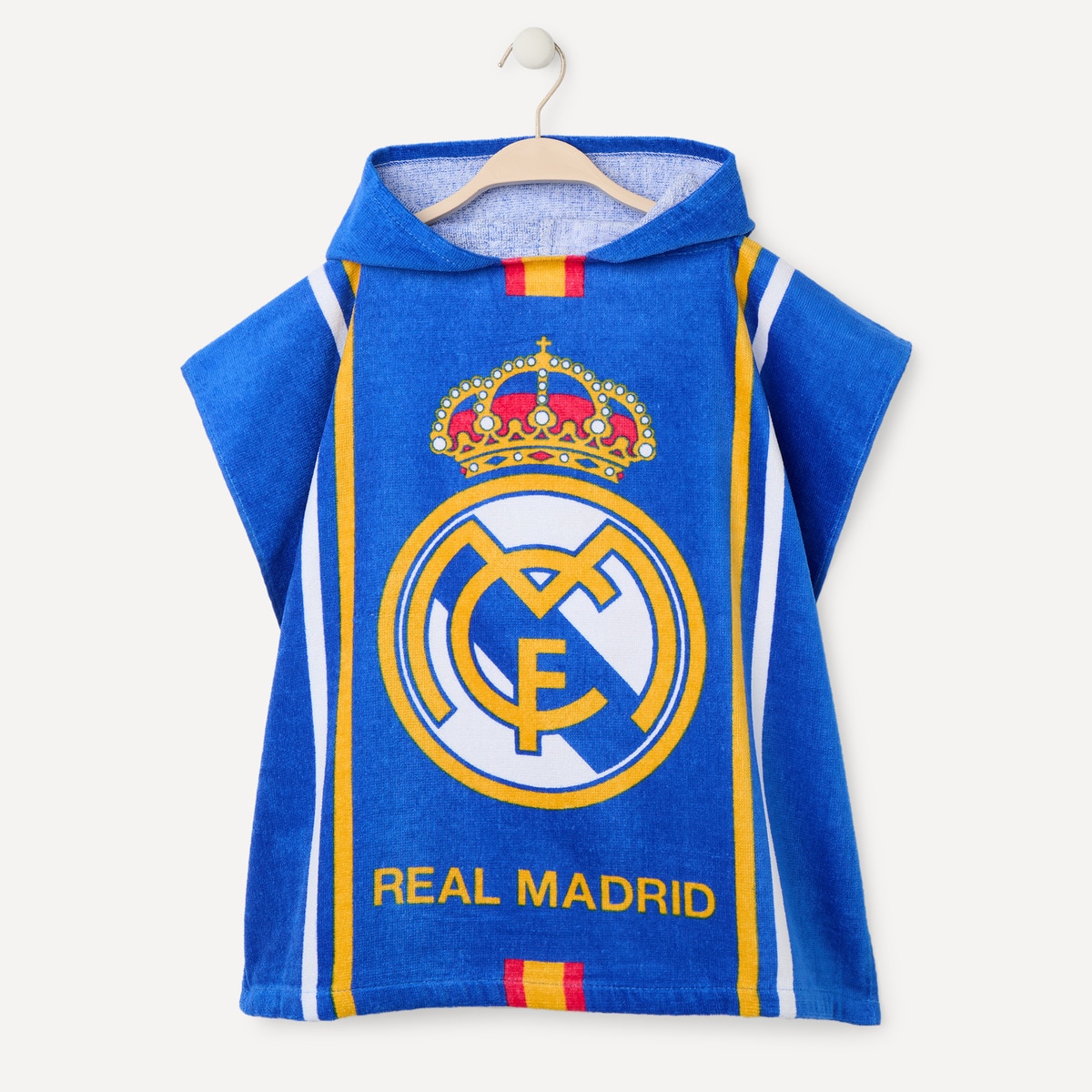 Poncho de playa infantil Real Madrid Azul-1