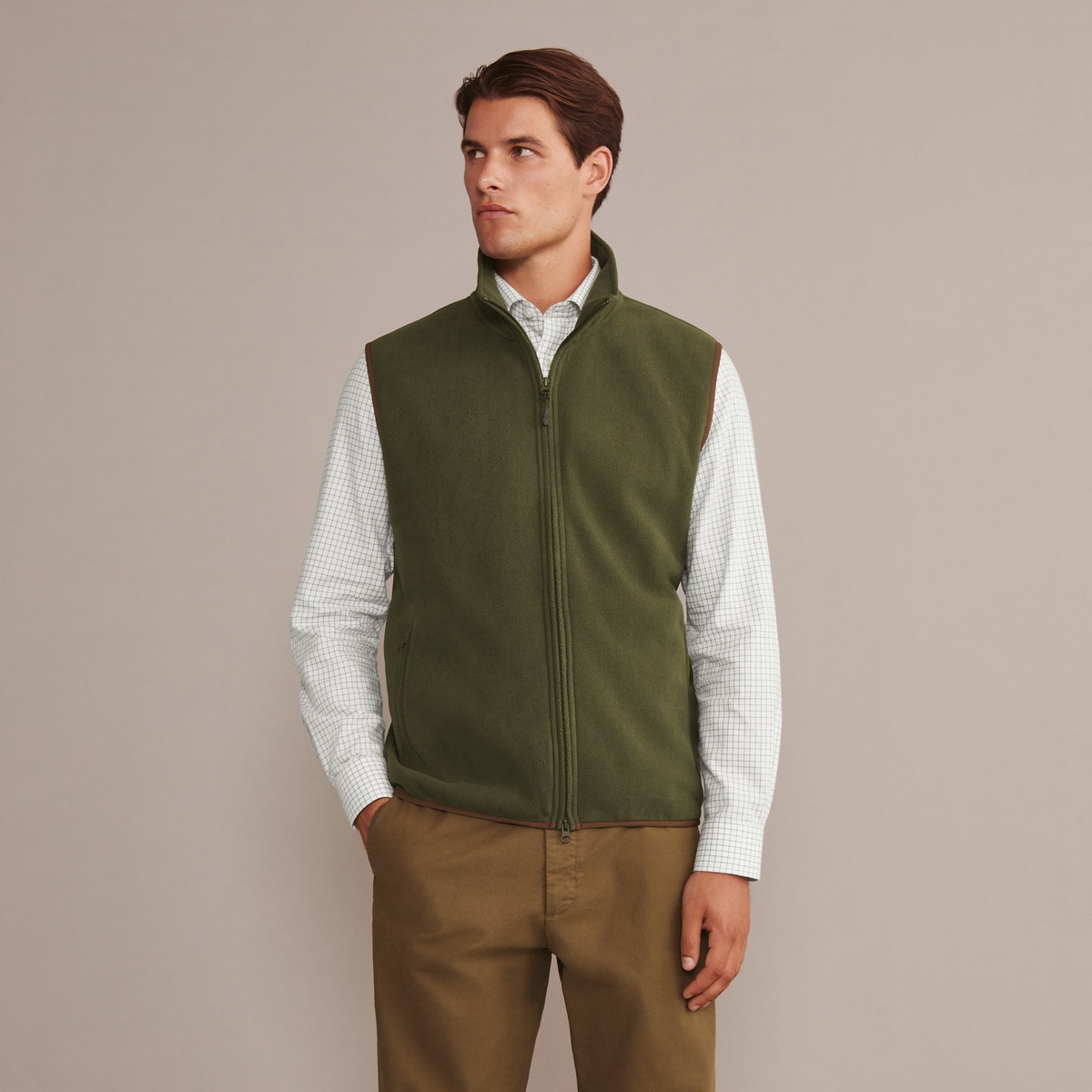 chaleco polar hombre el corte ingles