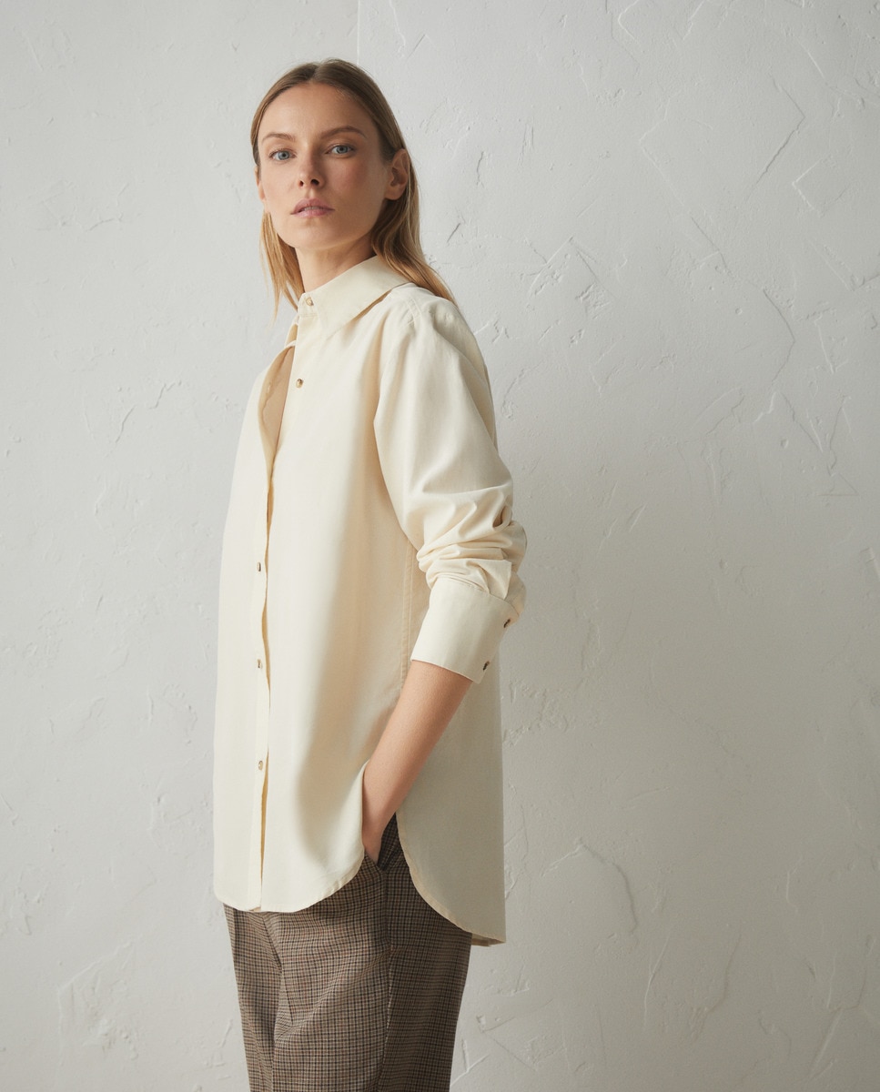 Camisa pana mujer clearance
