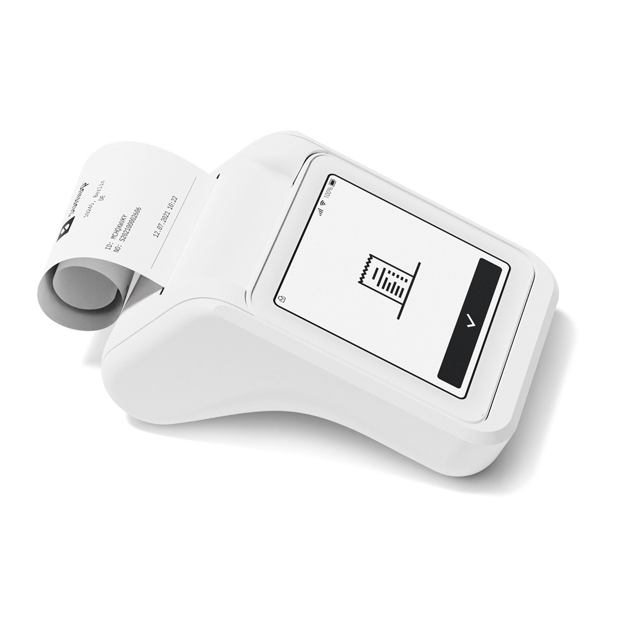 Datáfono Sumup Solo, con impresora (incluye tarjeta SIM 4G + WiFi) Blanco-1