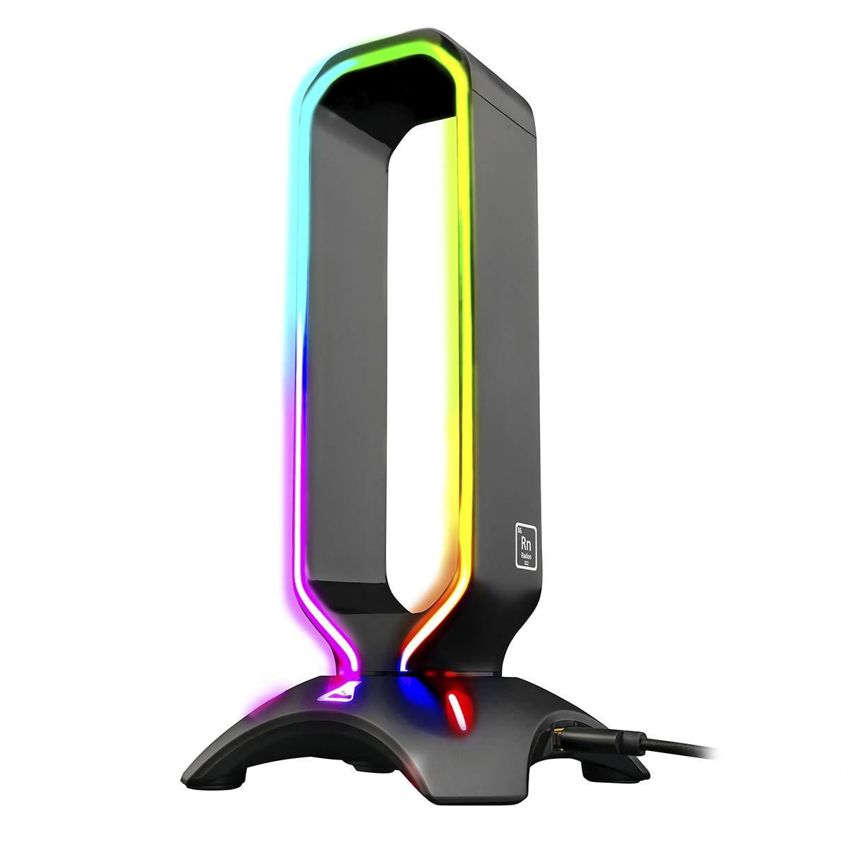 Soporte para auriculares Gaming The G-Lab Radon K Stand Negro-1