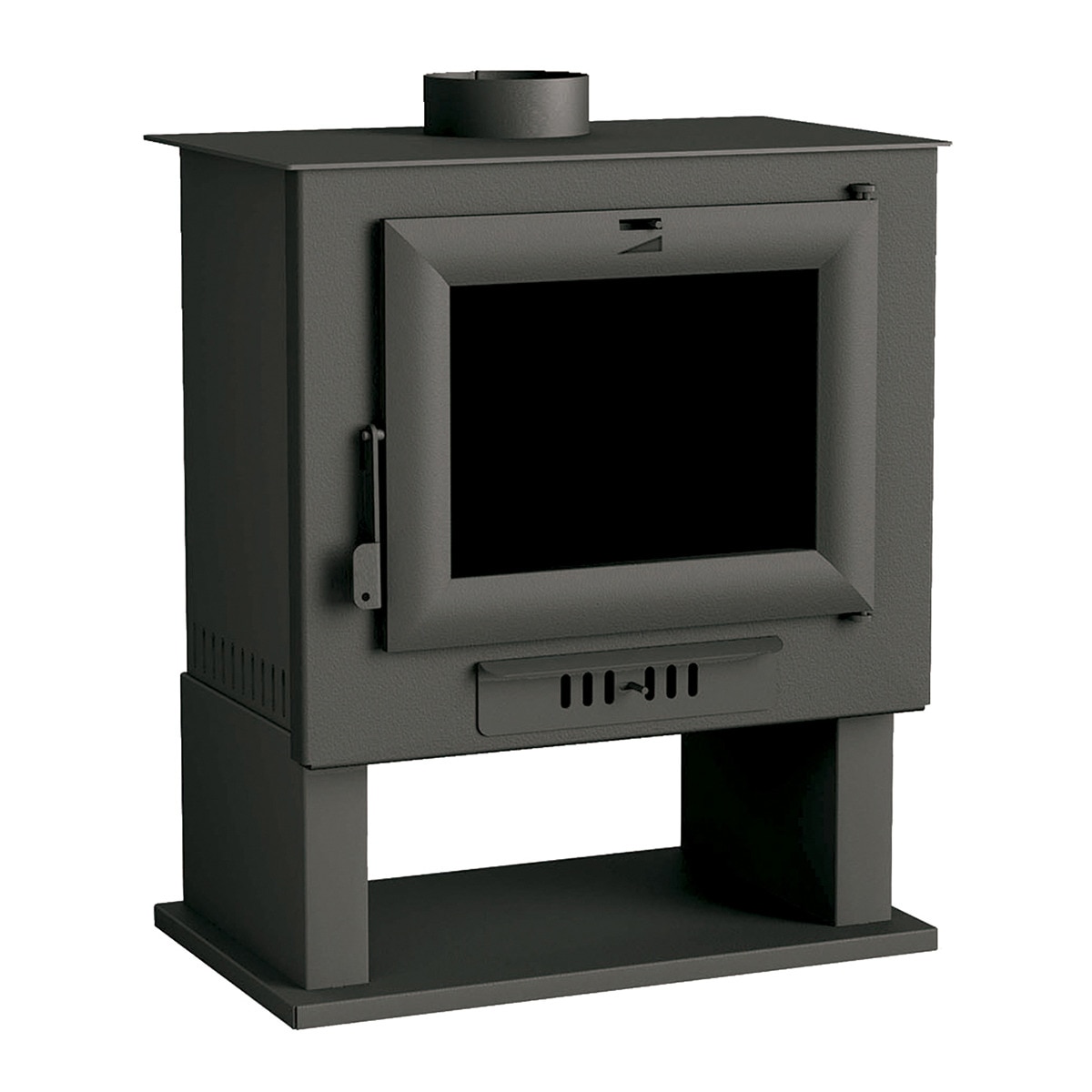 Imagen 0 de Estufa de Leña Frontal con Leñero CH-0