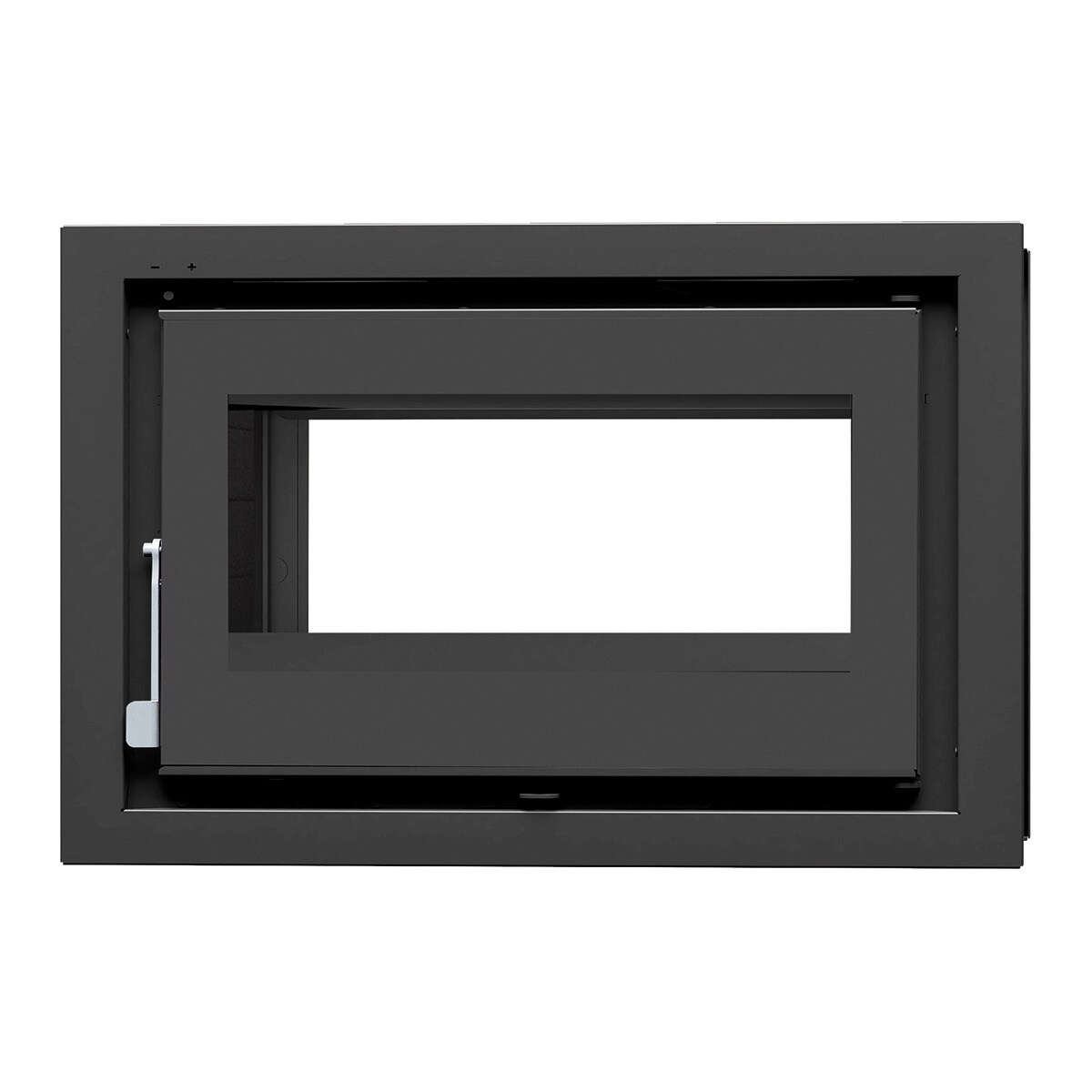 Insertable de Leña Doble Cara con Turbinas IT-182 F Negro-1