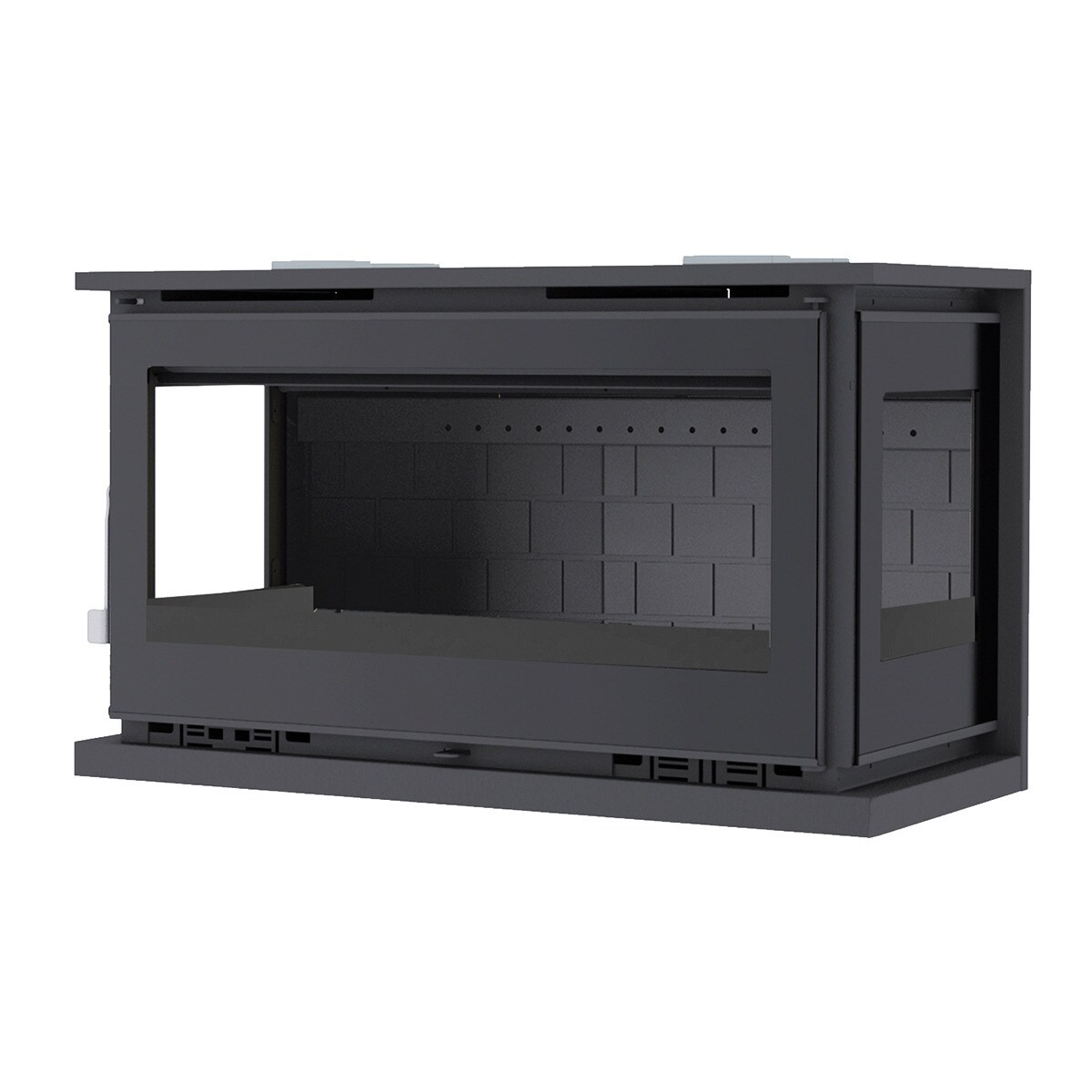 Insertable de Leña Triple Cara IT-103 F Negro-1