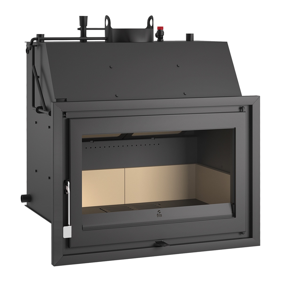 Insertable de Leña para Agua Hidro-70 Negro-1