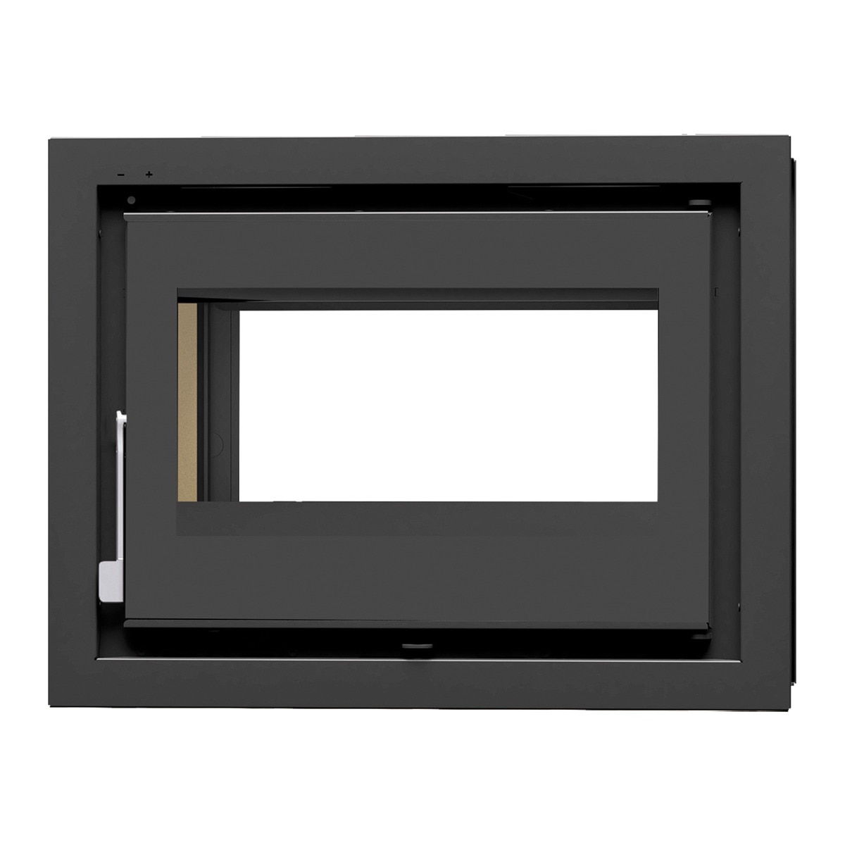 Insertable de Leña Frontal Doble Cara IT-172 Negro-1
