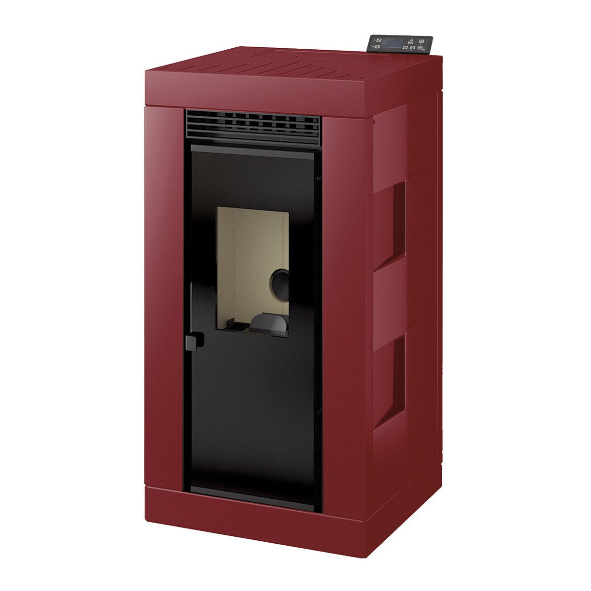 Estufa de Pellet Frontal BP-102K Burdeos-1