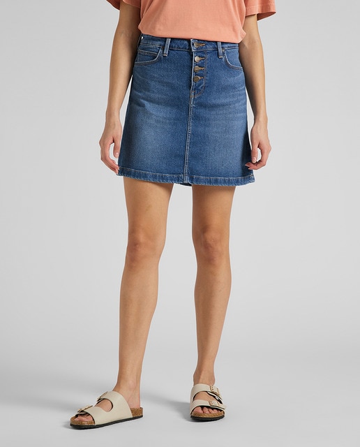 Imagen 0 de Falda Button Fly A Line Sk