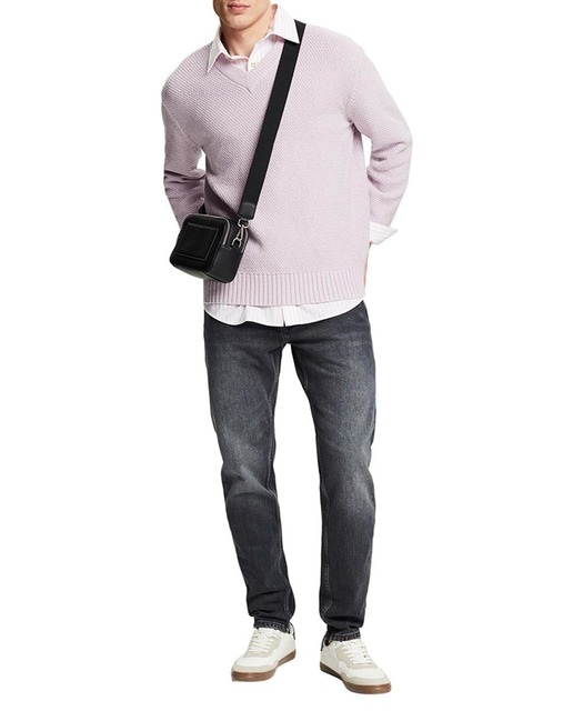 Imagen 0 de Vaqueros de hombre regular fit tapered ligero desgaste