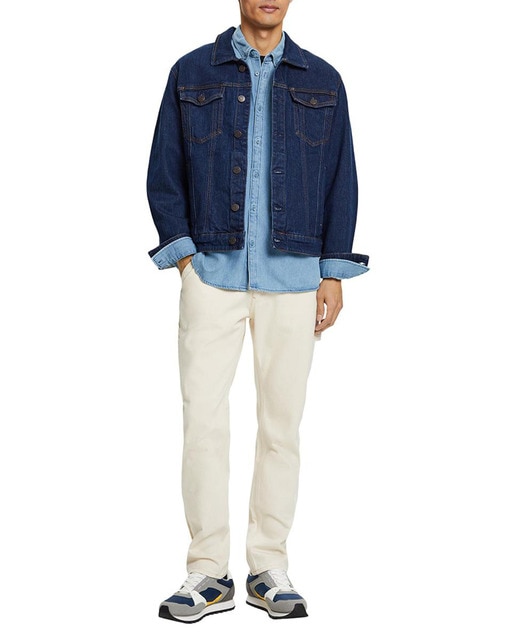 Imagen 0 de Vaqueros look carpintero de hombre straight fit