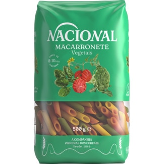 Macarronete com Vegetais embalagem 500 g - Nacional