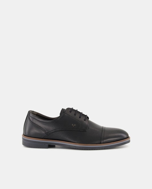Imagem 0 de Sapatos de Atacadores e Bluchers em Pele - Preto