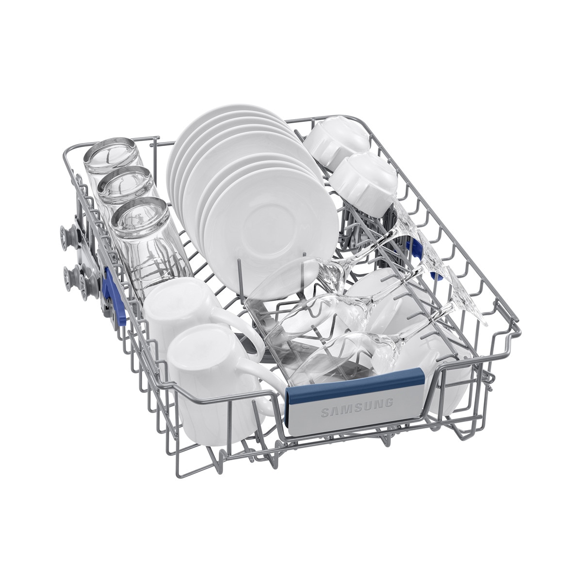 Lavavajillas Samsumg 10 servicios, 45 cm, Bandeja cubiertos - DW50DG450FSRET Acero Inox-11