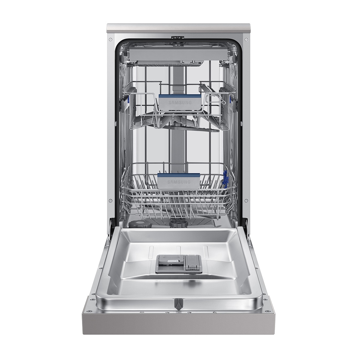 Lavavajillas Samsumg 10 servicios, 45 cm, Bandeja cubiertos - DW50DG450FSRET Acero Inox-3