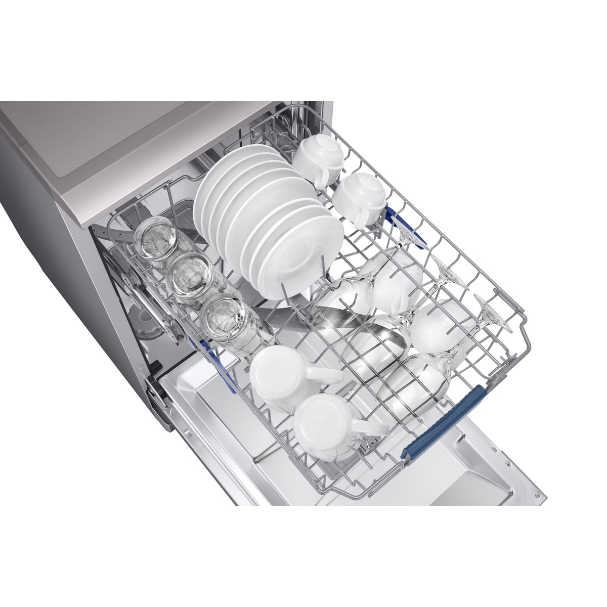 Lavavajillas Samsumg 10 servicios, 45 cm, Bandeja cubiertos - DW50DG450FSRET Acero Inox-7