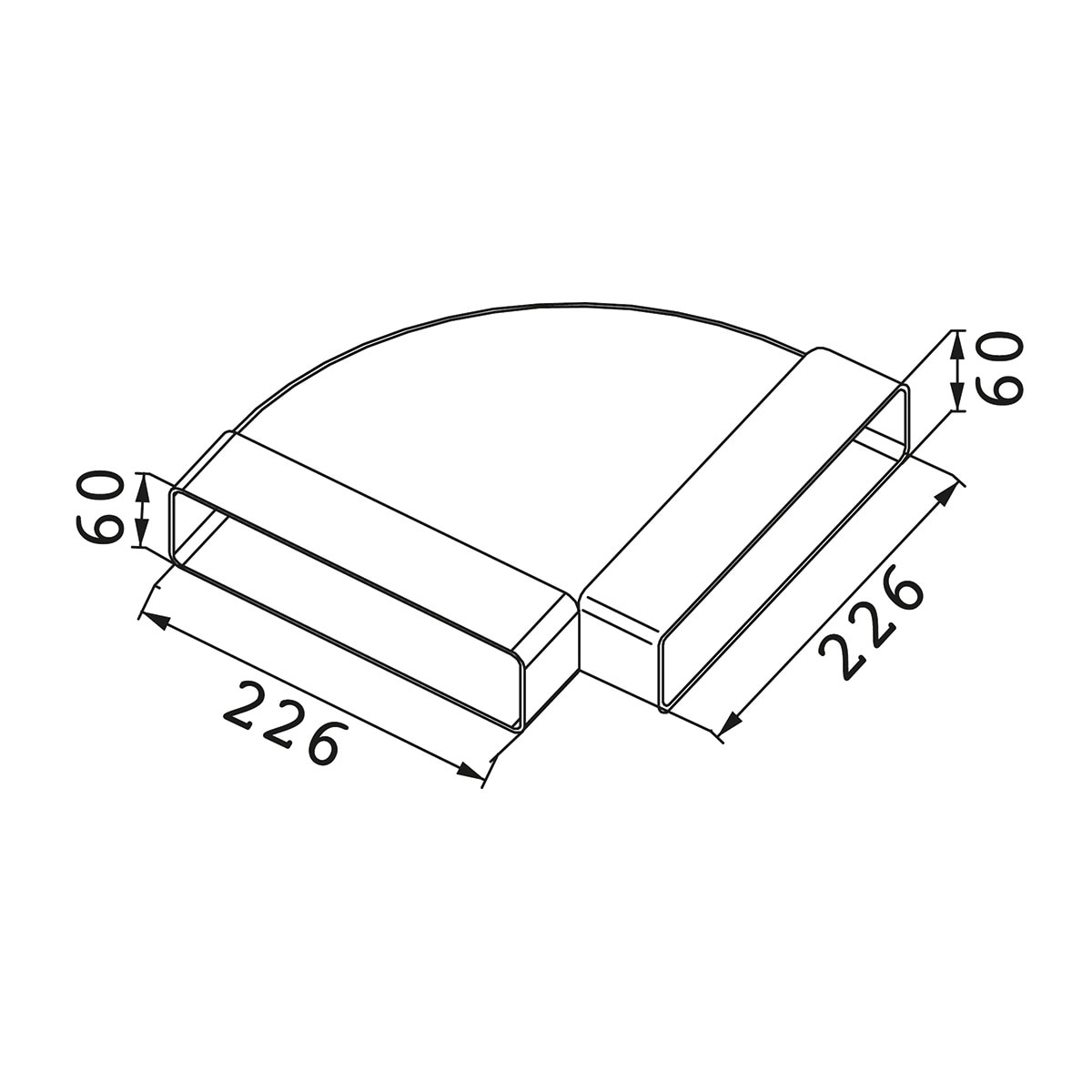 Conector tubo Franke para campanas - 1120040336 2
