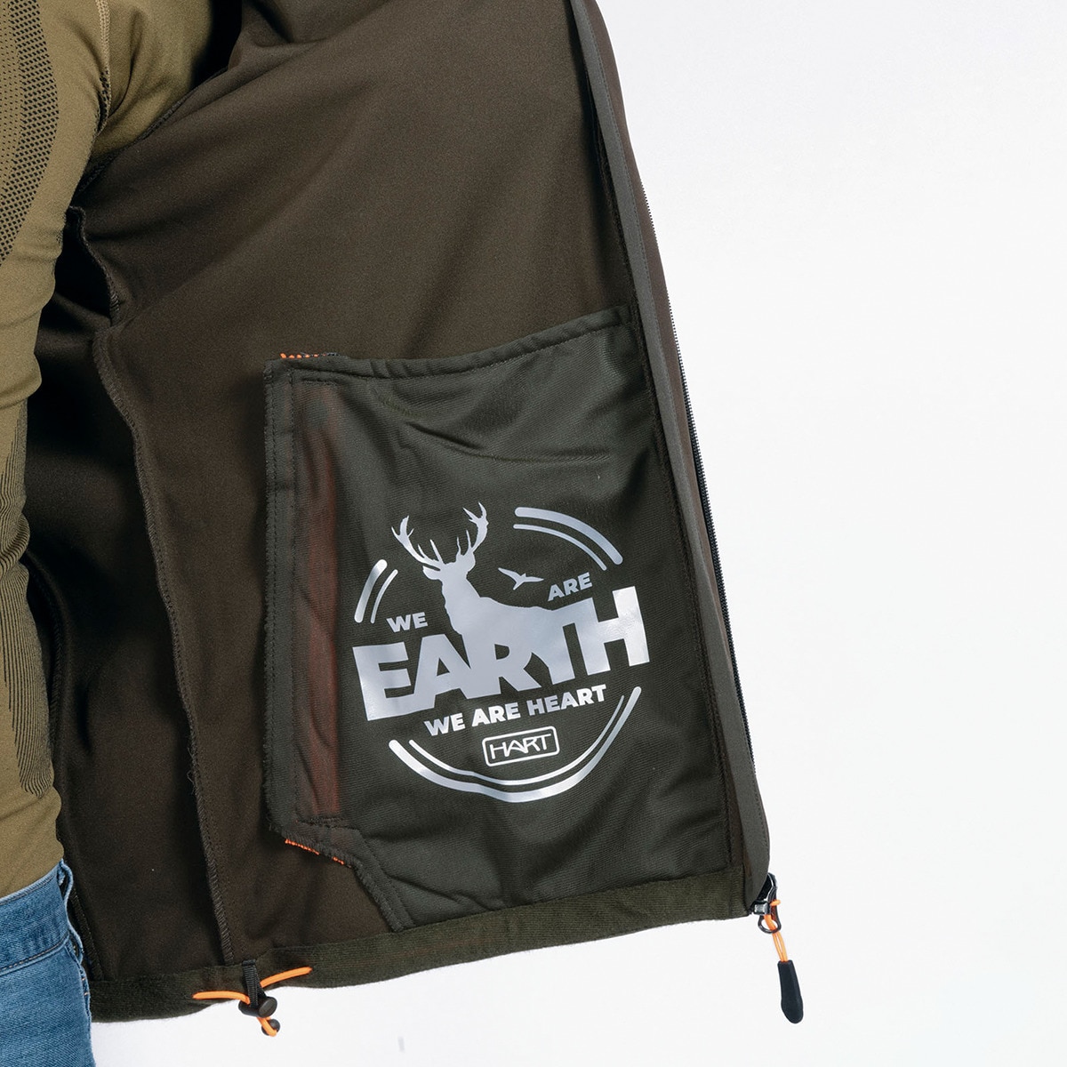 Casaco Softshell de Homem Hart Gorosta-S Strong Verde pardo-2