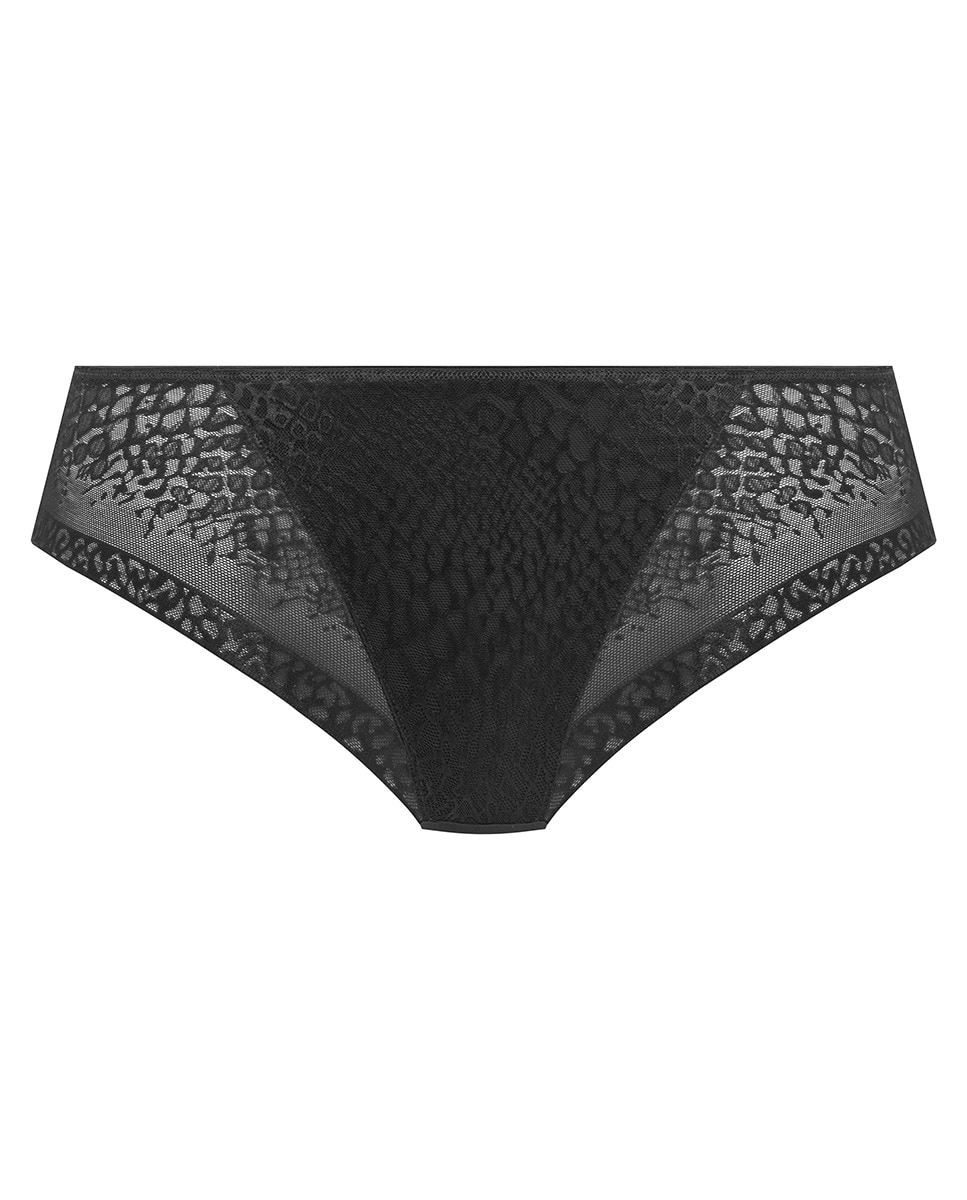 Cueca de Cintura Média Preto-3