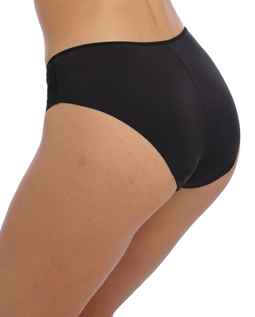 Cueca de Cintura Média Preto-2