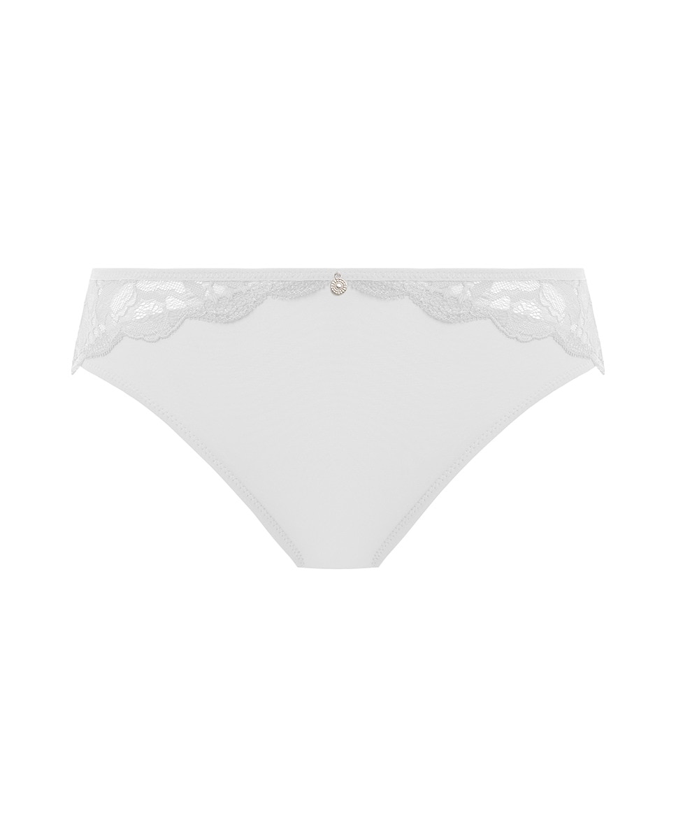 Cueca de Cintura Média Branco-4