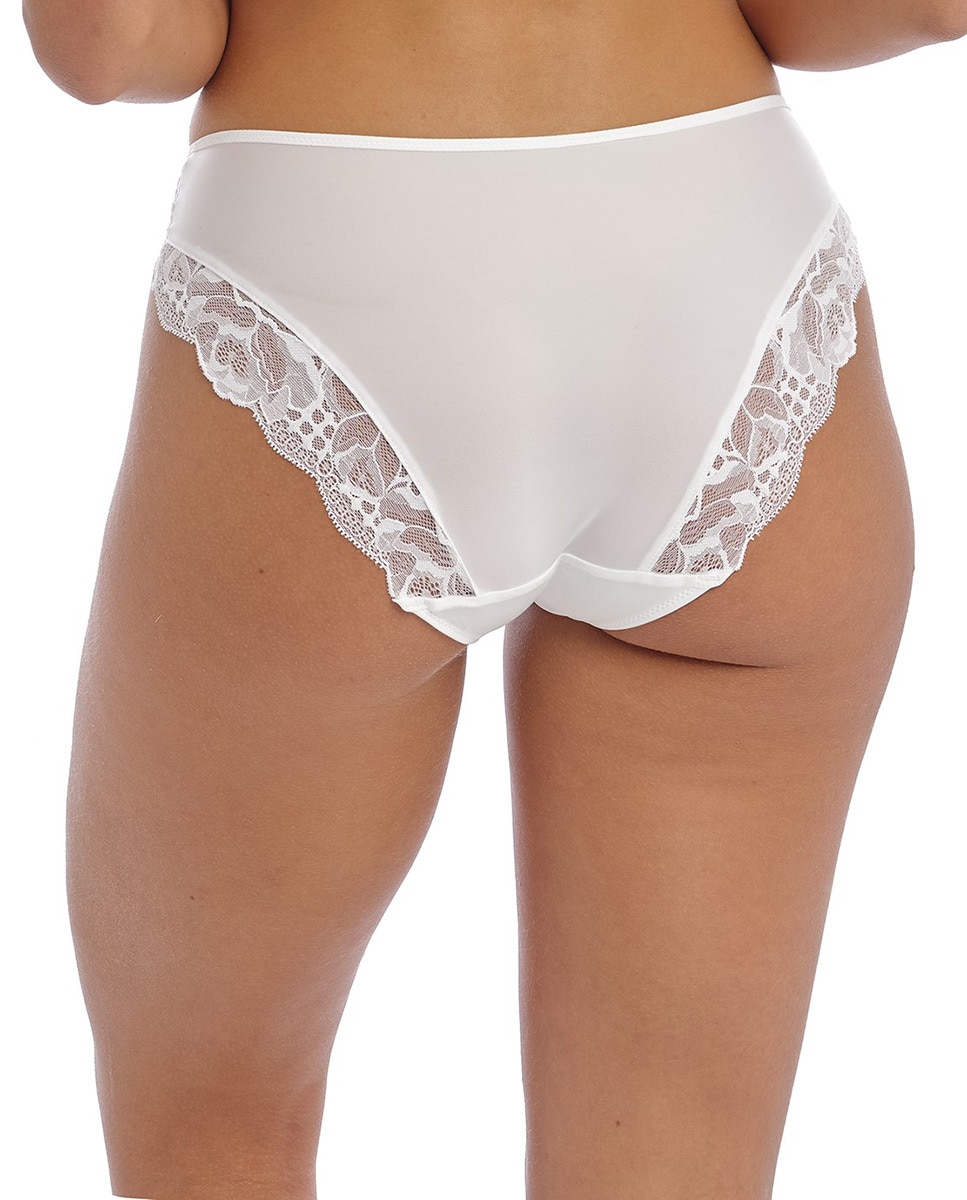 Cueca de Cintura Média Branco-3