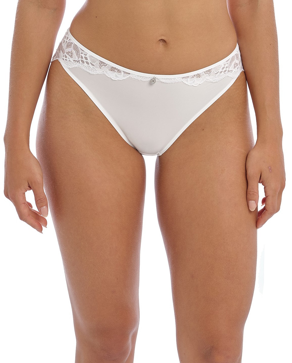 Cueca de Cintura Média Branco-1