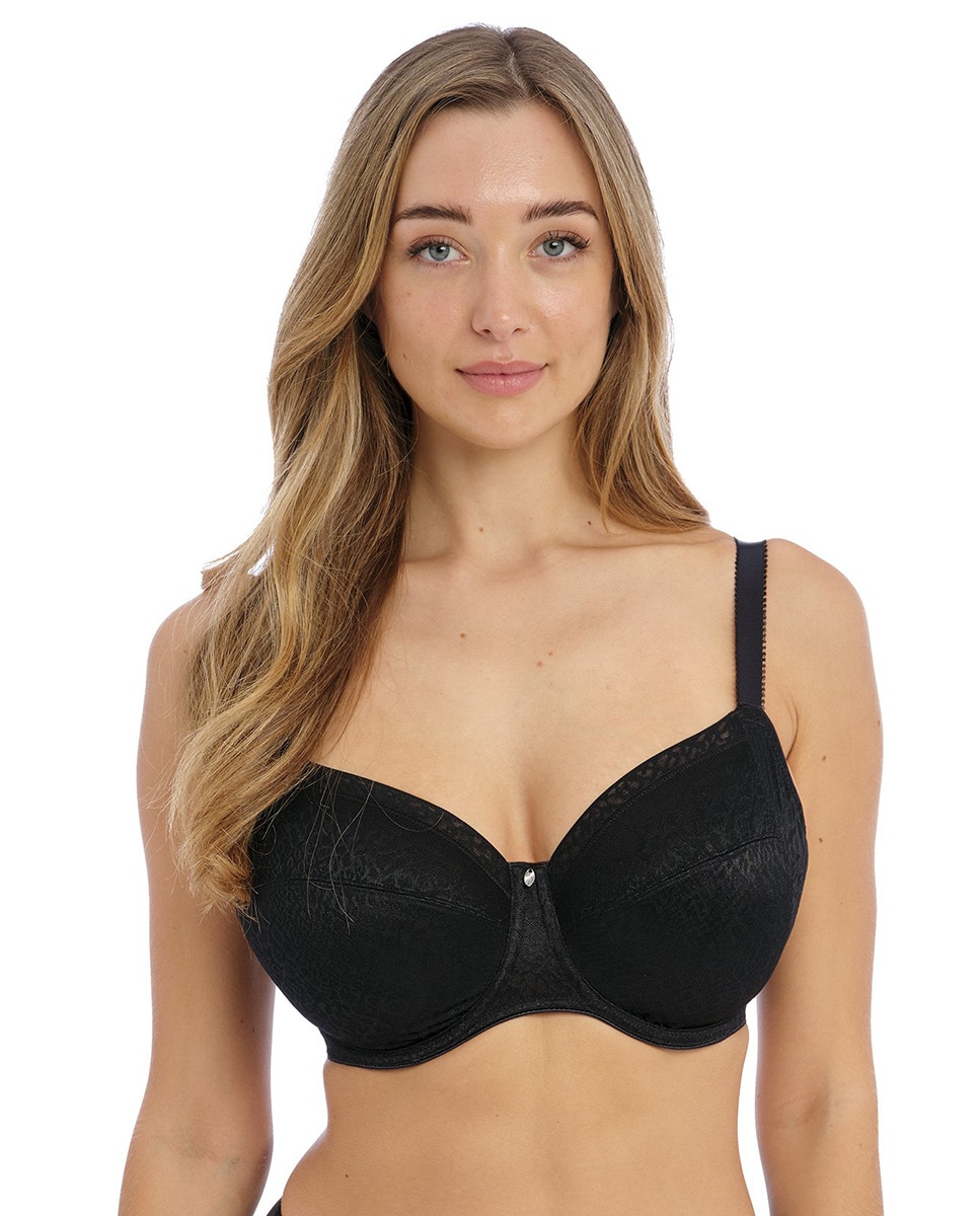 Soutien de Copa Grande com Aro Preto-1