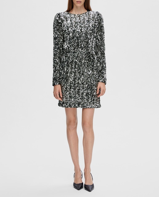 Imagen 0 de Vestido corto de lentejuelas