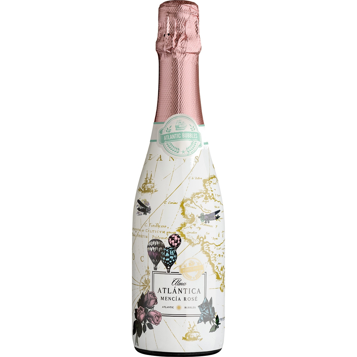 vino rosado espumoso mencía botella 37,5 cl