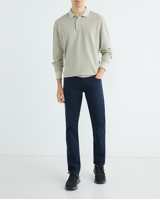 Imagen 0 de Pantalón 5 bolsillos de hombre Daren Zip