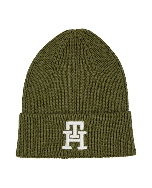 Imagen 0 de Gorro de niño de punto con emblema TH bordado