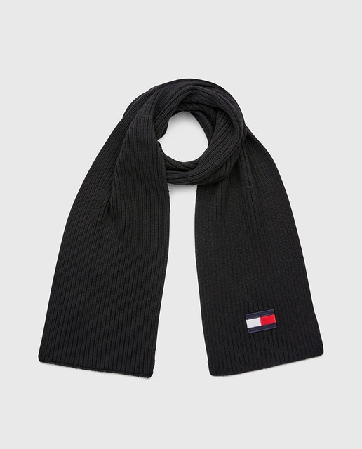 Imagen 0 de Bufanda de niño en negro con logo