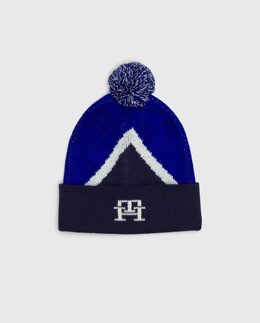 Imagen 0 de Gorro de niño de punto con emblema TH bordado