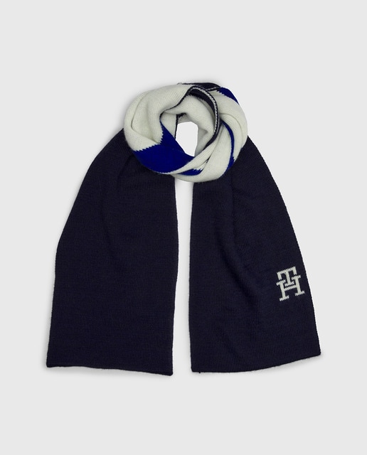 Imagen 0 de Bufanda de niño de punto con emblema TH bordado