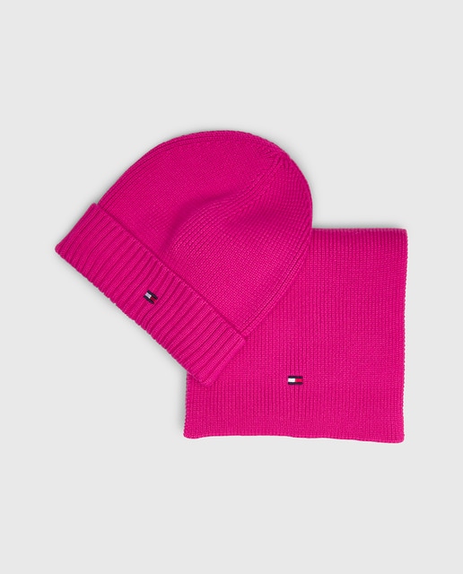 Imagen 0 de Set de de niña de gorro y bufanda de punto