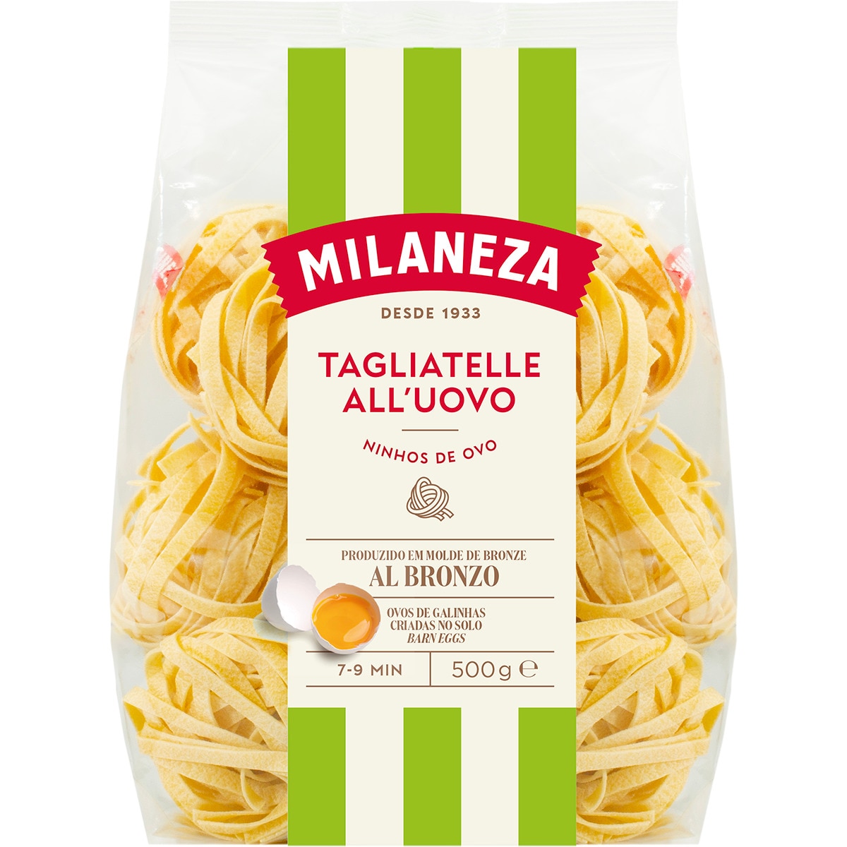 Tagliatelle com Ovo embalagem 500 g