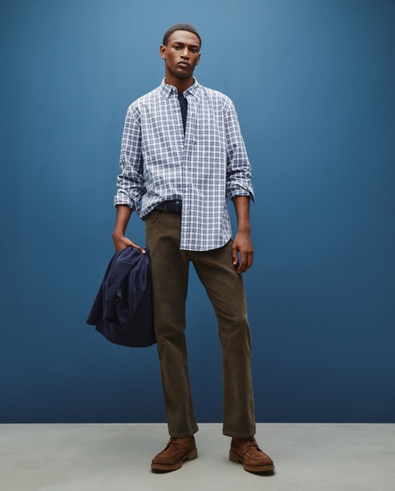 Algodón Elastómero Pantalon De Pana El Corte Ingles Pantalón