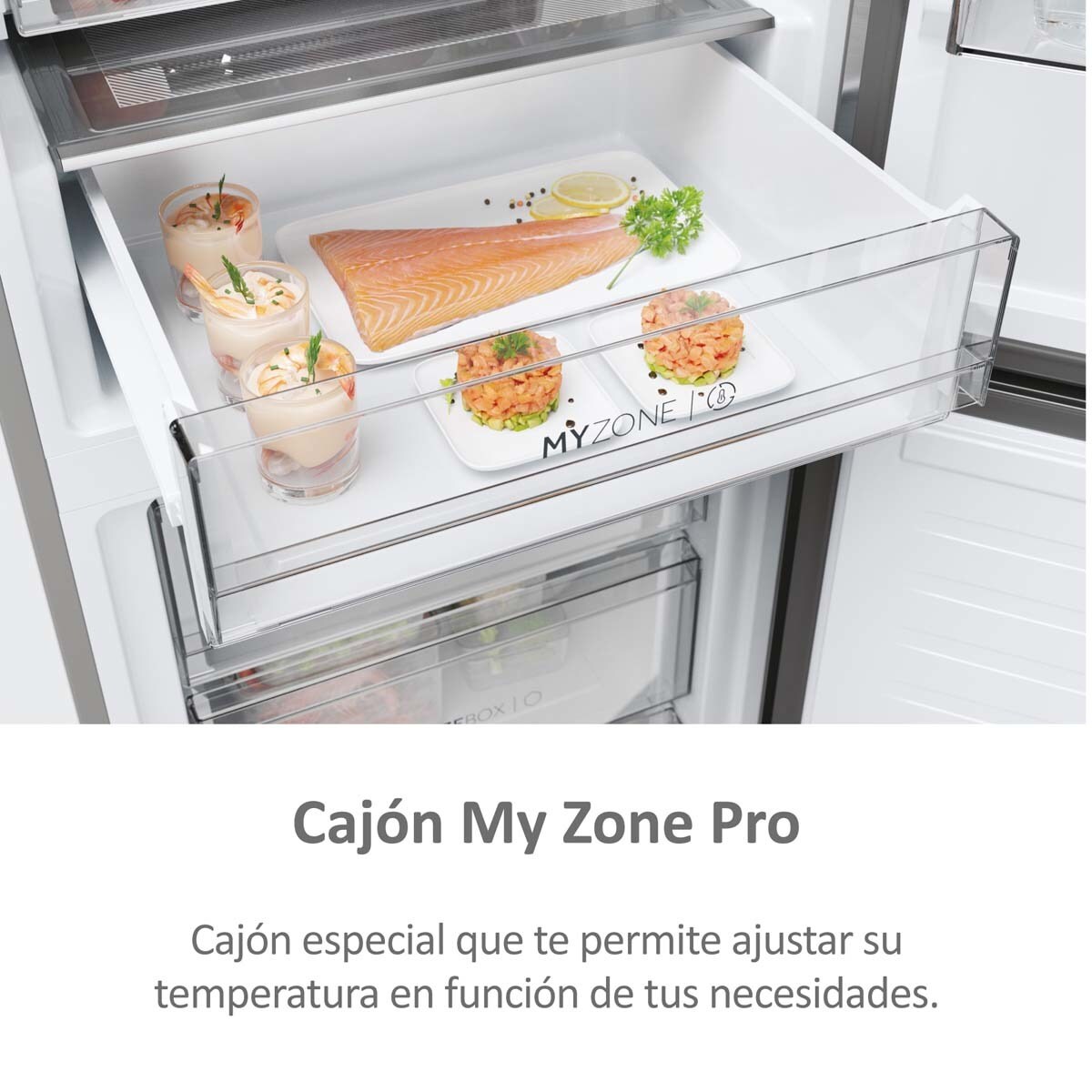 Frigorífico Combinado Haier 2D 60 Series 5 Pro HDPW5618DNPK No Frost, Wifi e de 185 cm - Prata Inox-10
