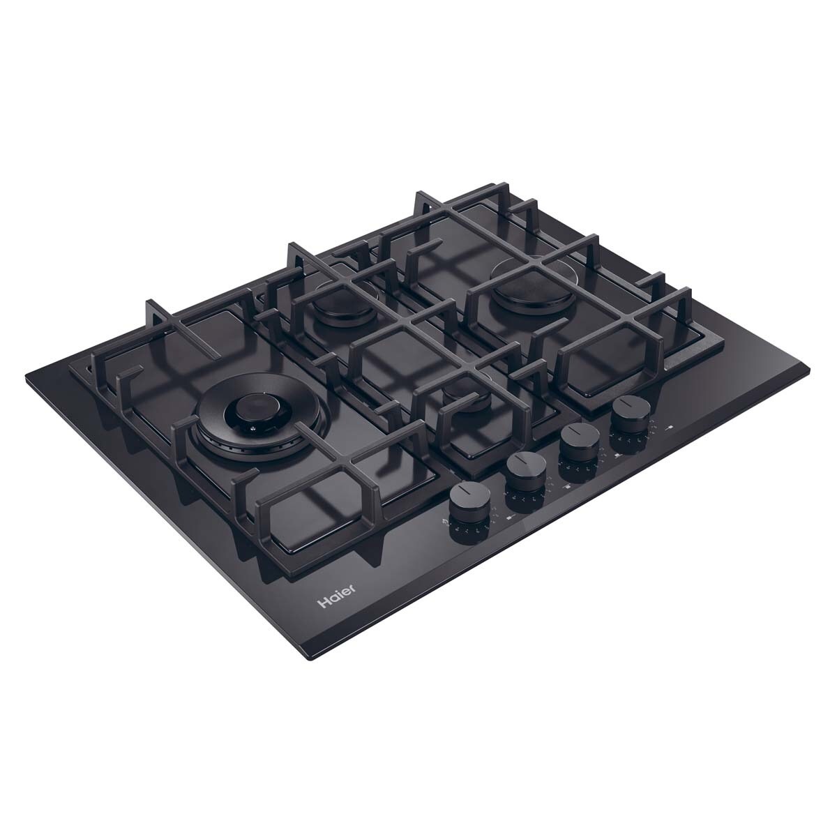 Placa de Gas Haier 4 quedamadores Gas On Glass Series 6 - HAVG5D4TB Negro-4