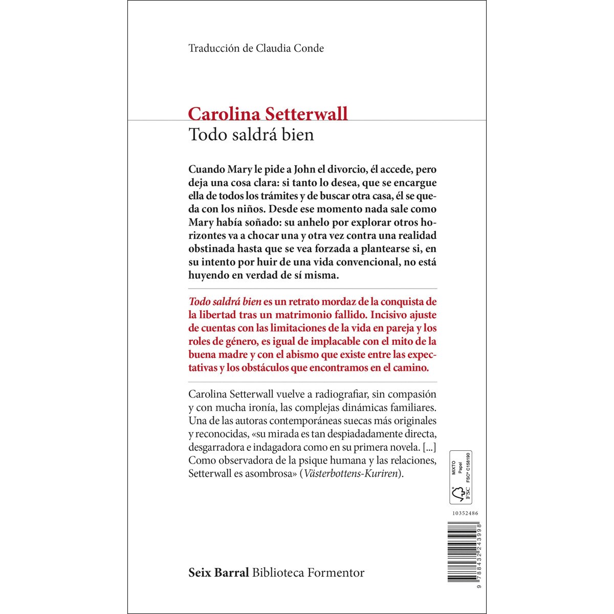 Todo saldrá bien (Capa mole com abas) 2