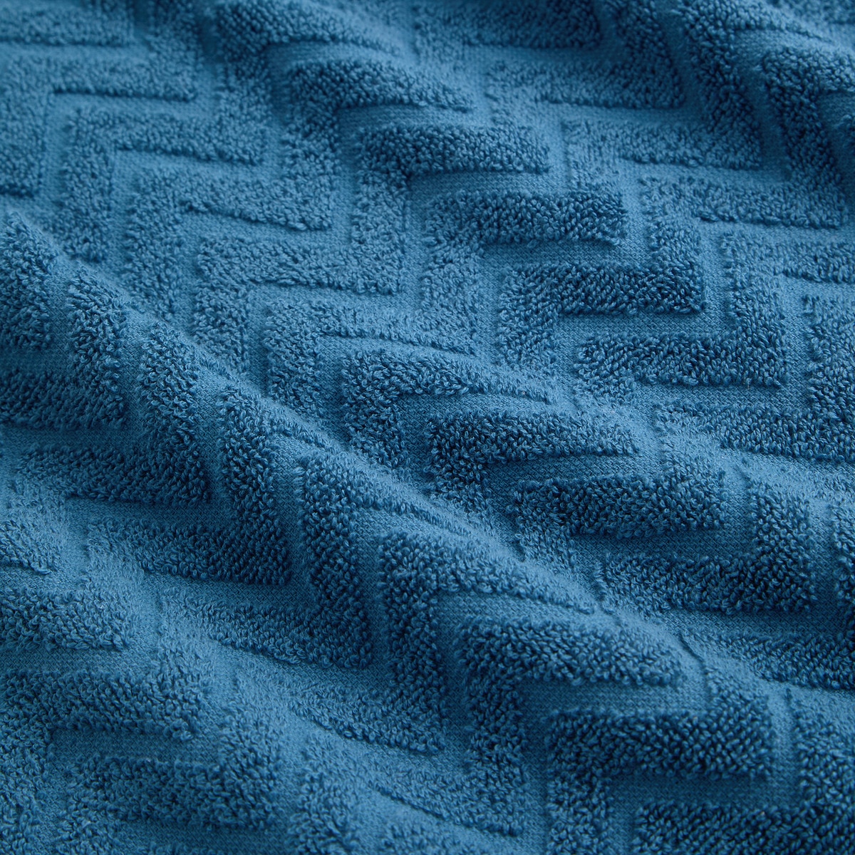 Toalha de Banho de Algodão 450 g/m2 Espigas Azul-3